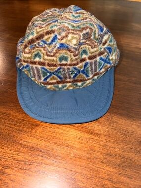 vintage Montbell fleece duckbill cap